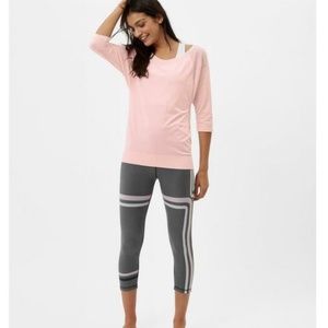 Sweat Betty | Dharana Bamboo Yoga T-shirt in Rose